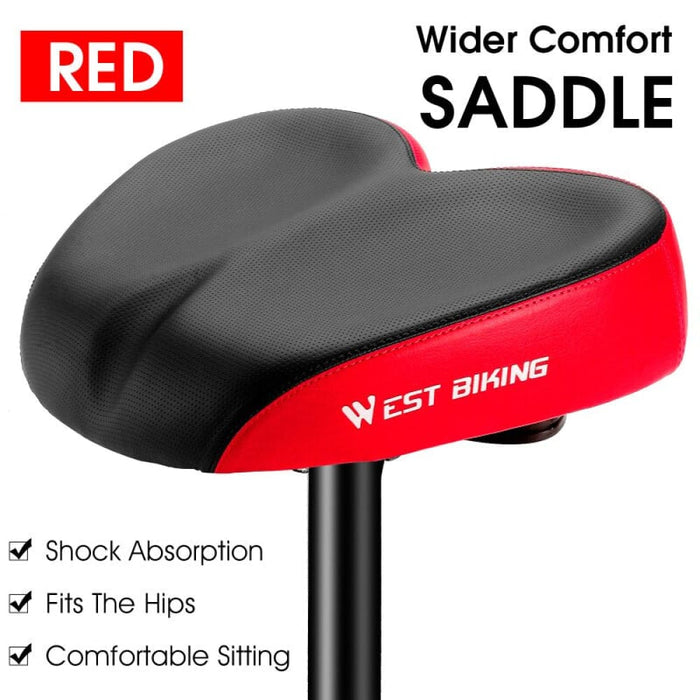 Soft Wider Bicycle Saddle
