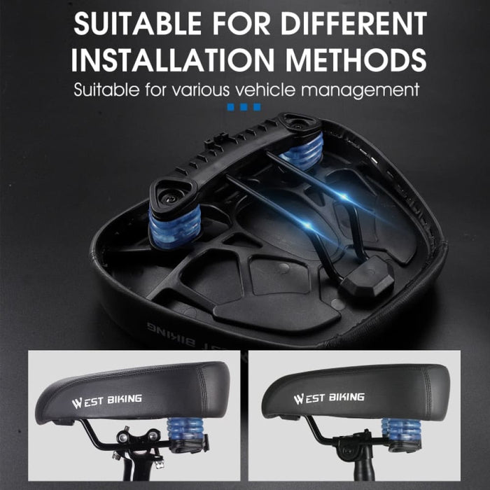 Soft Wider Bicycle Saddle