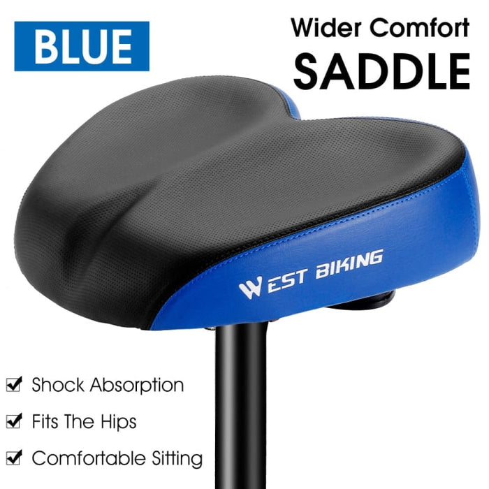 Soft Wider Bicycle Saddle