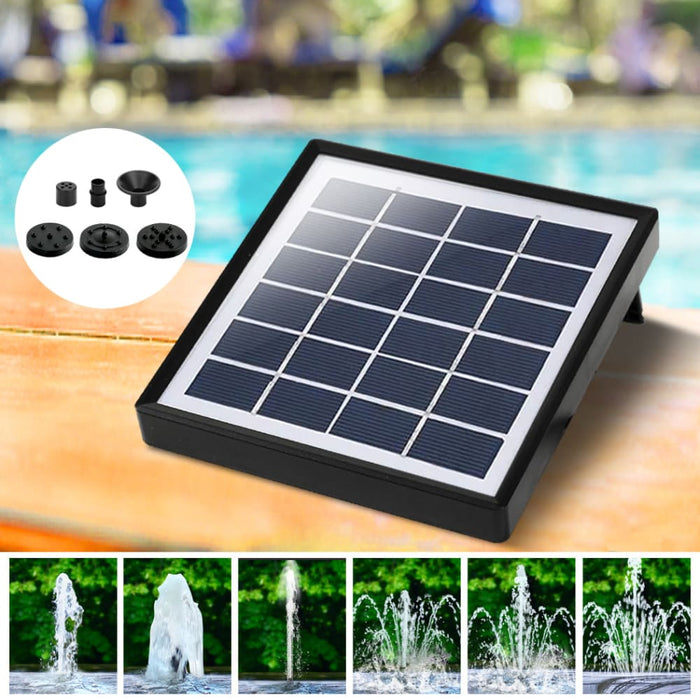 Solar Fountain Water Pump Kit Pond Pool Submersible Outdoor