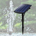 Solar Fountain Water Pump Kit Pond Pool Submersible Outdoor