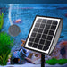 Solar Oxygenator Air Pump Powered Pool Water Pond Outdoor