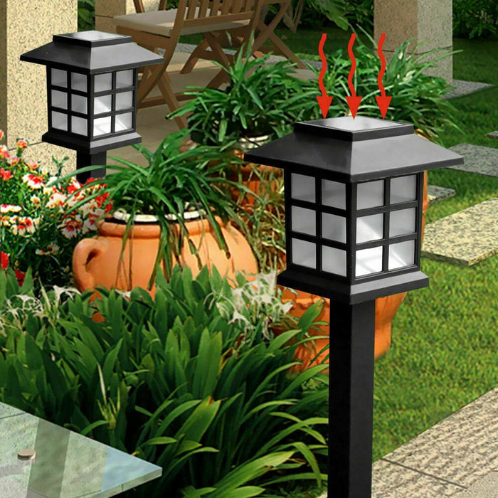 Goslash Picks 12x Led Solar Power Garden Landscape Path
