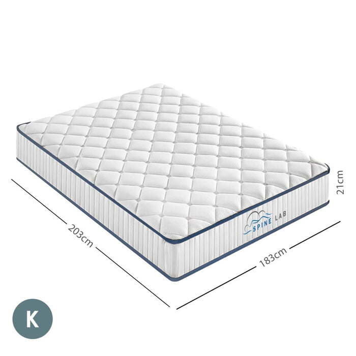 Spine-lab Mattress 5 Zone 21cm Medium Firm Foam Bonnell