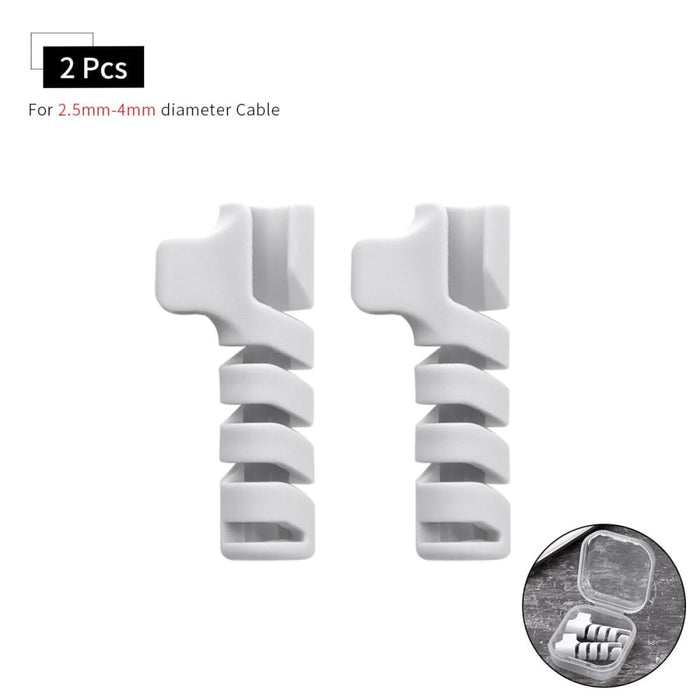 Spiral Data Cable Protective Cover for Apple Huawei Vivo