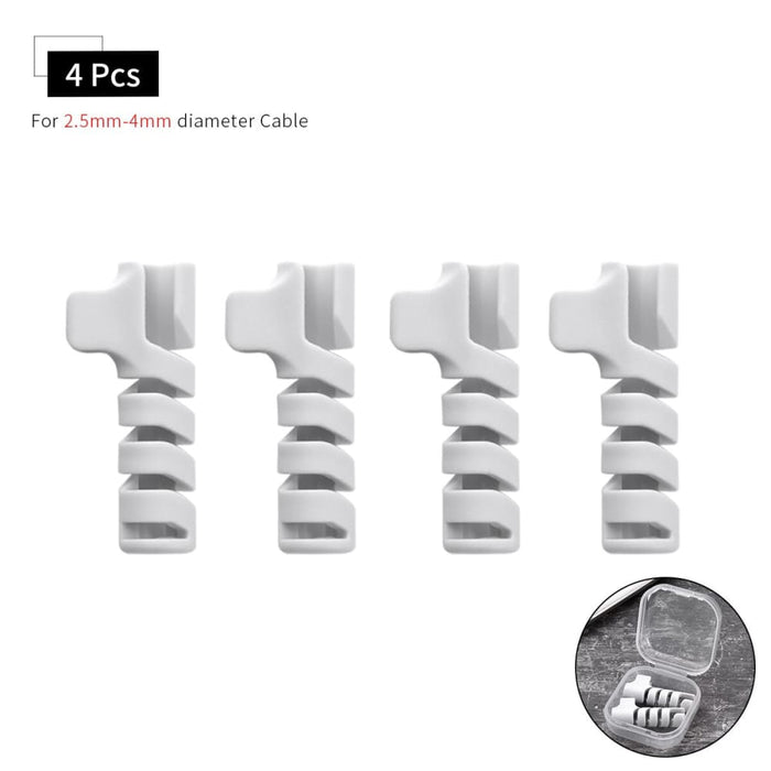 Spiral Data Cable Protective Cover for Apple Huawei Vivo