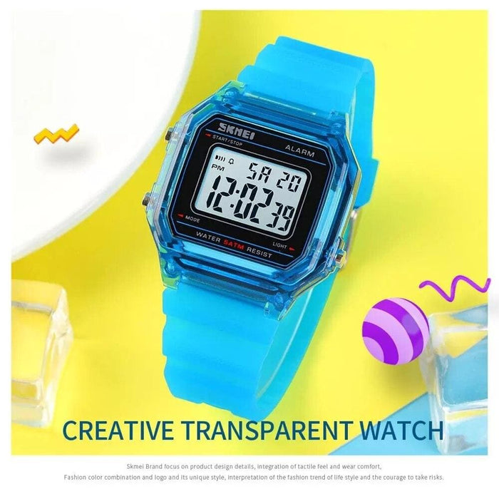 Square Design Casual Unisex Wristwatch