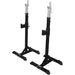 Squat Rack Stand Pair Bench Press Weight Lifting Barbell