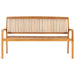 Stacking Garden Bench with Cushion Solid Teak Wood Tblttbn