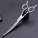Stainless Steel 6.75 Inch Professional Curved Shears Dogs