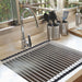 Stainless Steel Sink Kitchen Dish Drainer Foldable Drying