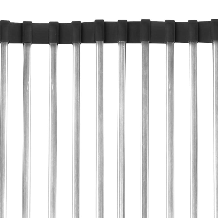 Stainless Steel Sink Kitchen Dish Drainer Foldable Drying