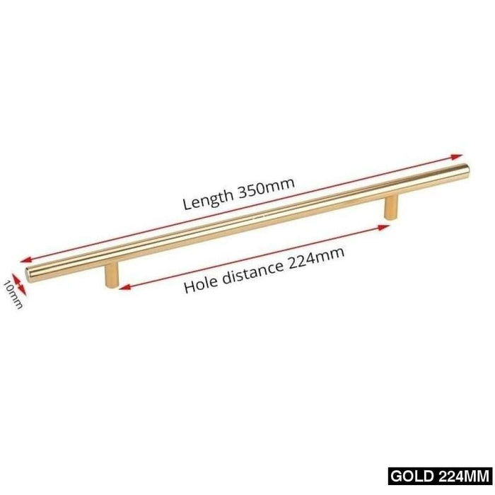 Stainless Steel Straight Cupboard Handles Knobs Brushed