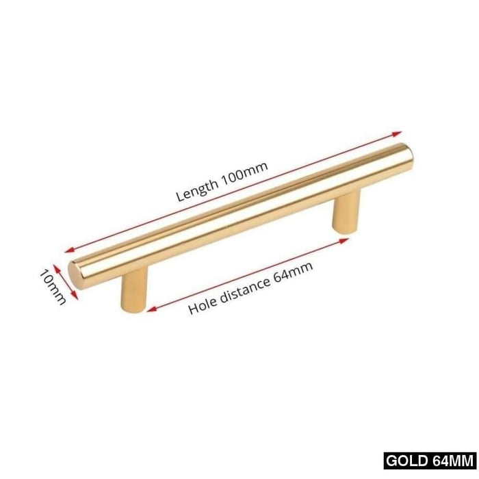 Stainless Steel Straight Cupboard Handles Knobs Brushed