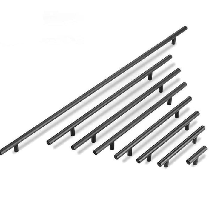 Stainless Steel Straight Cupboard Handles Knobs Brushed