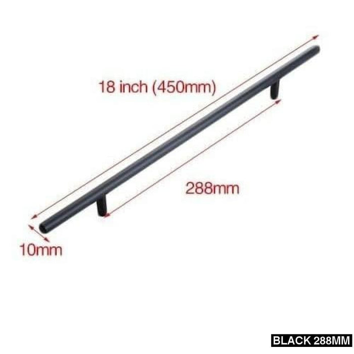 Stainless Steel Straight Cupboard Handles Knobs Brushed