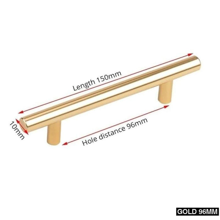 Stainless Steel Straight Cupboard Handles Knobs Brushed