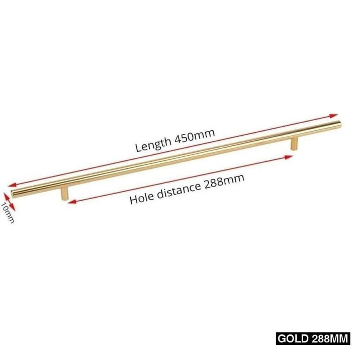 Stainless Steel Straight Cupboard Handles Knobs Brushed