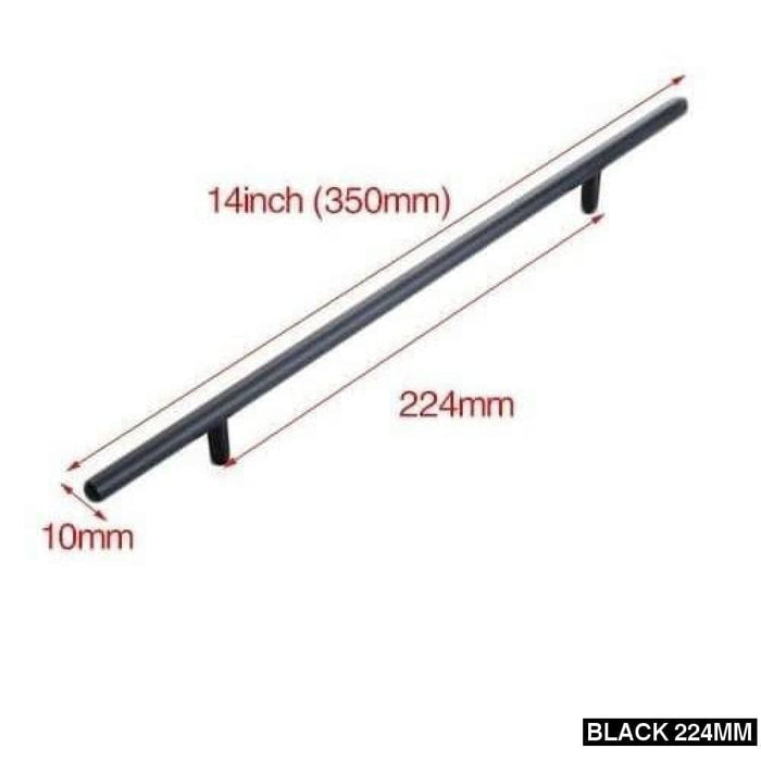 Stainless Steel Straight Cupboard Handles Knobs Brushed