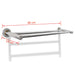 Stainless Steel Towel Rack 2 Tubes Oabttp