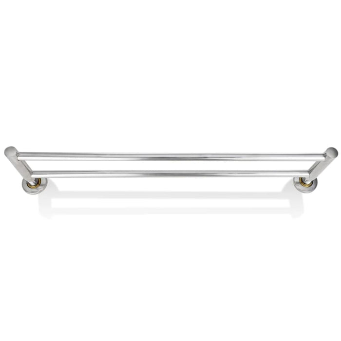 Stainless Steel Towel Rack 2 Tubes Oabttp