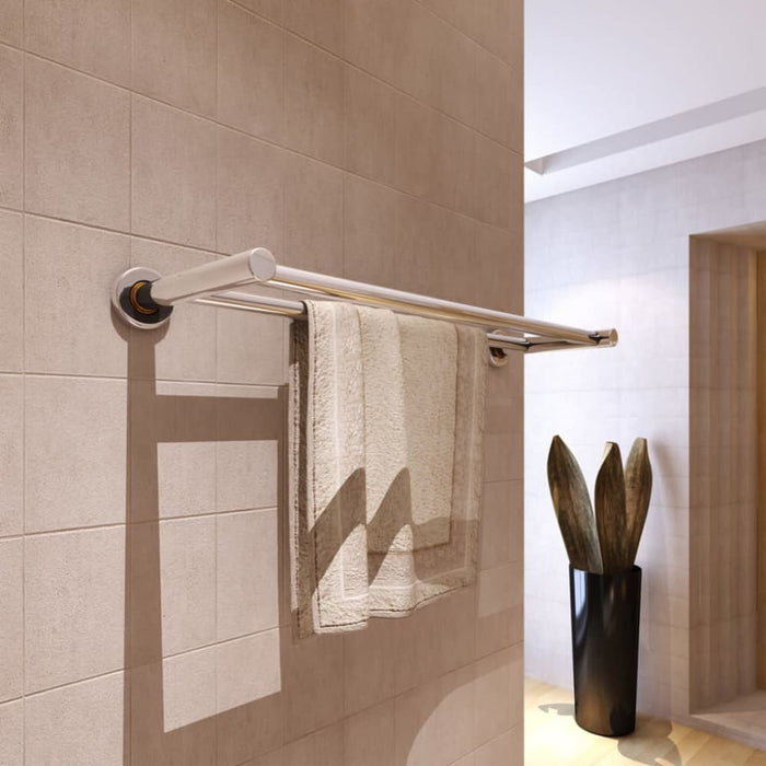 Stainless Steel Towel Rack 2 Tubes Oabttp