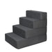 Pet Stairs 4 Step Ramp Portable Adjustable Climbing Ladder