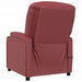 Stand Up Massage Chair Wine Red Faux Leather Topxxan