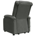 Stand Up Massage Recliner Chair Dark Grey Fabric Topxtxi