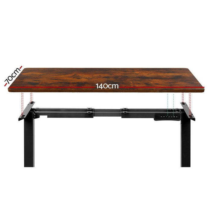 Standing Desk Electric Adjustable Sit Stand Desks Black