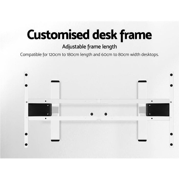 Standing Desk Electric Adjustable Sit Stand Desks White