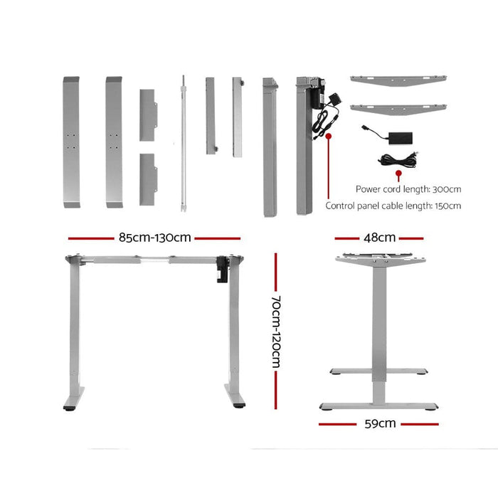 Standing Desk Sit Stand Motorised Height Adjustable Frame