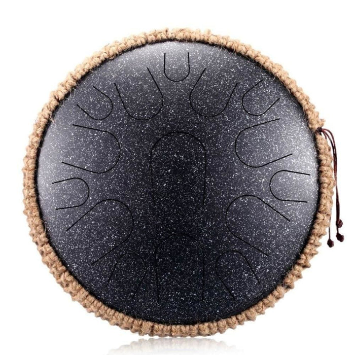 Steel Tongue Drum 13 Inch 15 Tone Handheld Tank Percussion