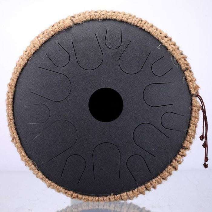 Steel Tongue Drum 13 Inch 15 Tone Handheld Tank Percussion