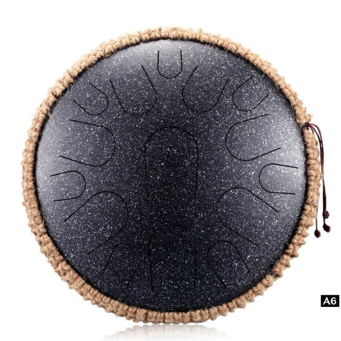 Steel Tongue Drum 13 Inch 15 Tone Handheld Tank Percussion
