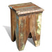 Stool Solid Reclaimed Wood Xabkpo
