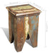 Stool Solid Reclaimed Wood Xabkpo