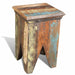 Stool Solid Reclaimed Wood Xabkpo