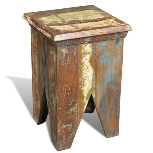 Stool Solid Reclaimed Wood Xabkpo