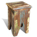 Stool Solid Reclaimed Wood Xabkpo