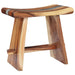 Stool Solid Suar Wood and Polyresin Xnolai