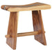 Stool Solid Suar Wood and Polyresin Xnolai