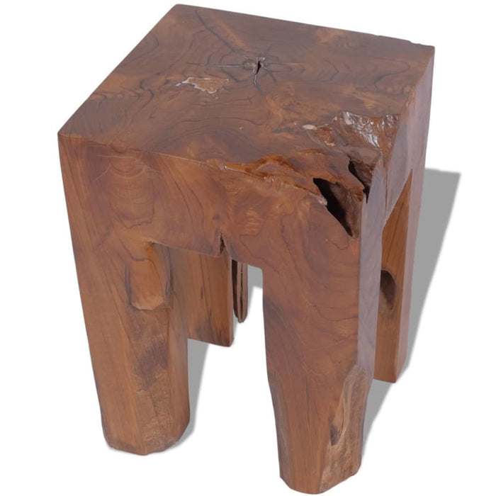 Stool Solid Teak Wood Xataio