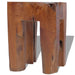 Stool Solid Teak Wood Xataio