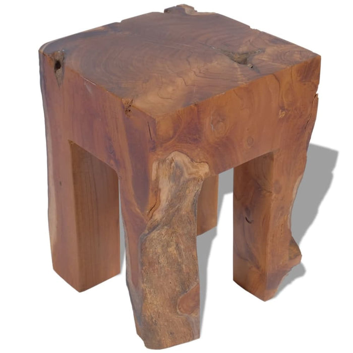 Stool Solid Teak Wood Xataio