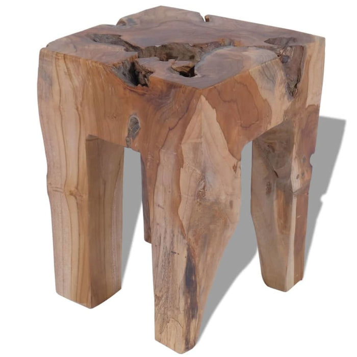 Stool Solid Teak Wood Xataio