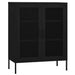 Storage Cabinet Black 80x35x101.5 Cm Steel Ttloin