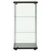 Storage Cabinet Tempered Glass Black Txxikn
