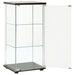 Storage Cabinet Tempered Glass Black Txxikn