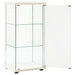 Storage Cabinet Tempered Glass White Txxiki